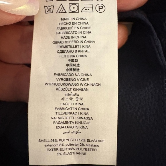 Michael Michael Kors Navy Sleeveless Belted Wide-Leg Jumpsuit Women’s Size 2 - Picture 12 of 12